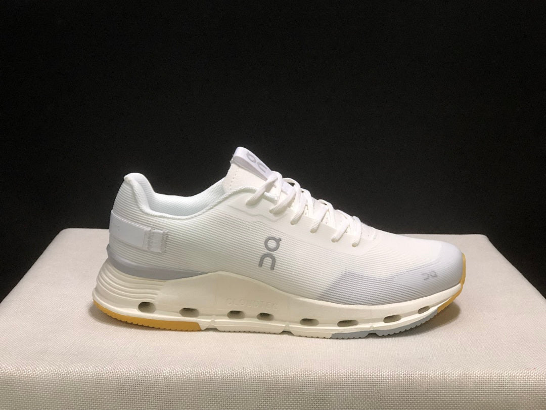 On Cloudnova Form 2 Sneakers White and Gray
