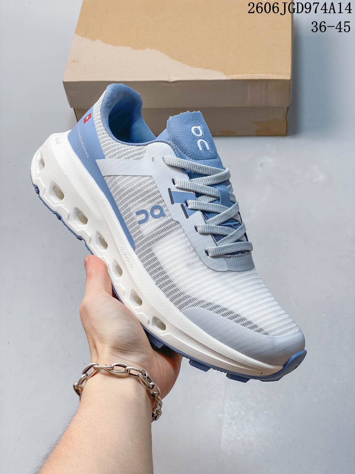 On Cloudvista 2 Women's Trail Running Shoes, White Blue