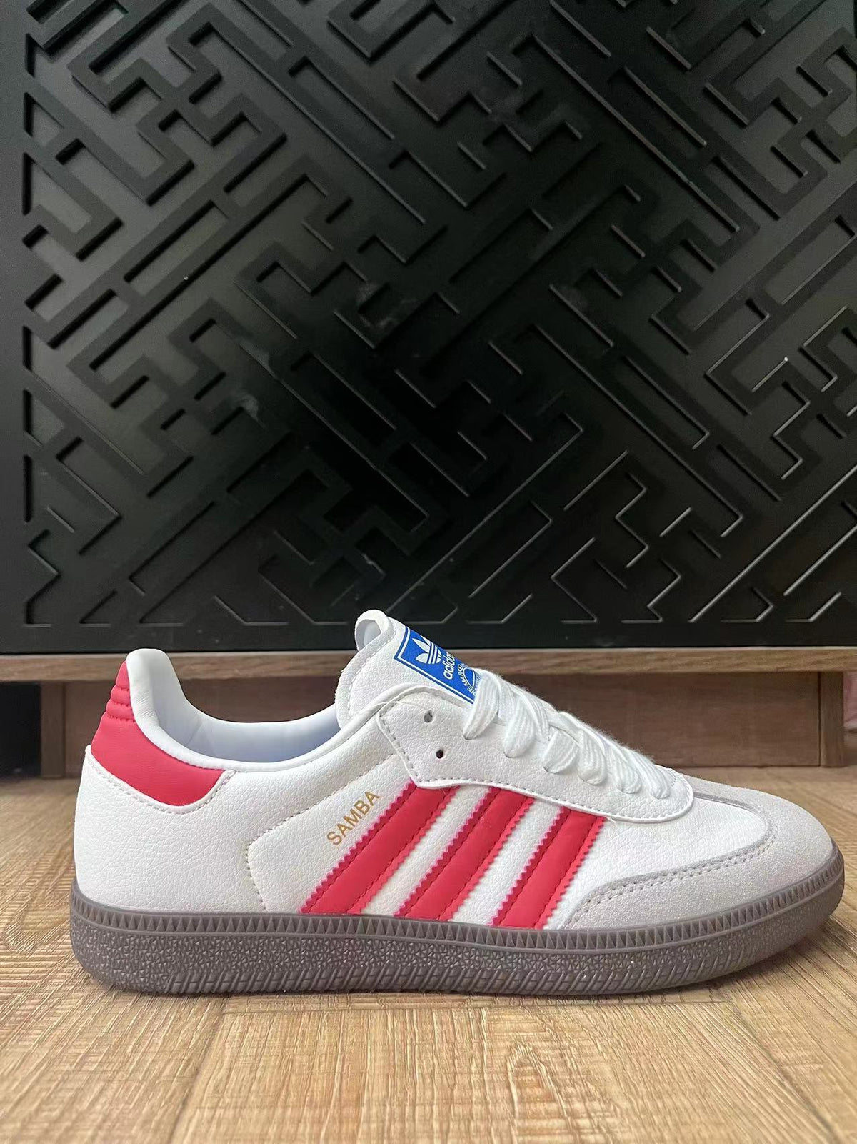 adidas Samba Sneakers White Pink Gum Sole