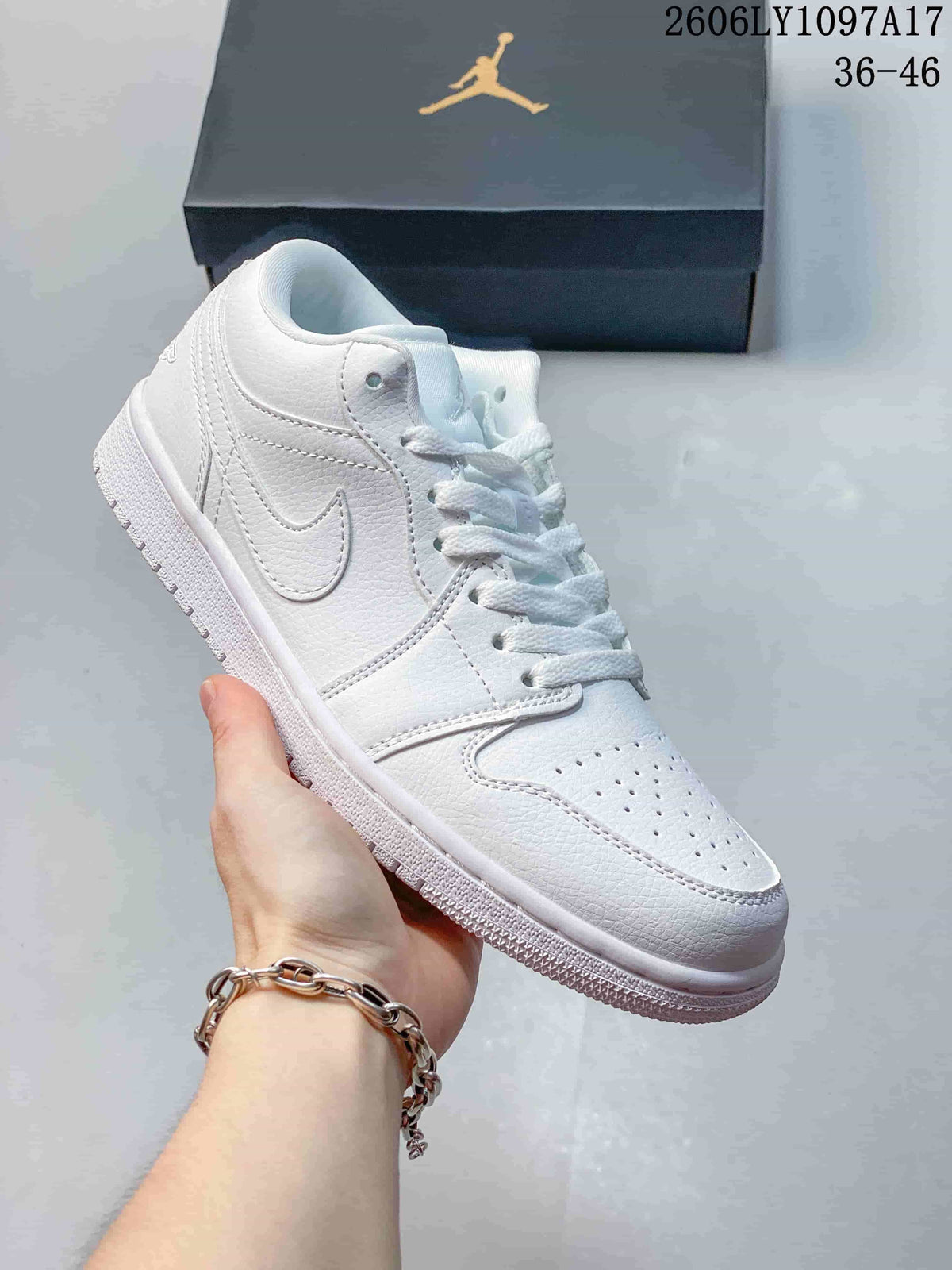 Jordan Air Jordan 1 Low White Sneakers