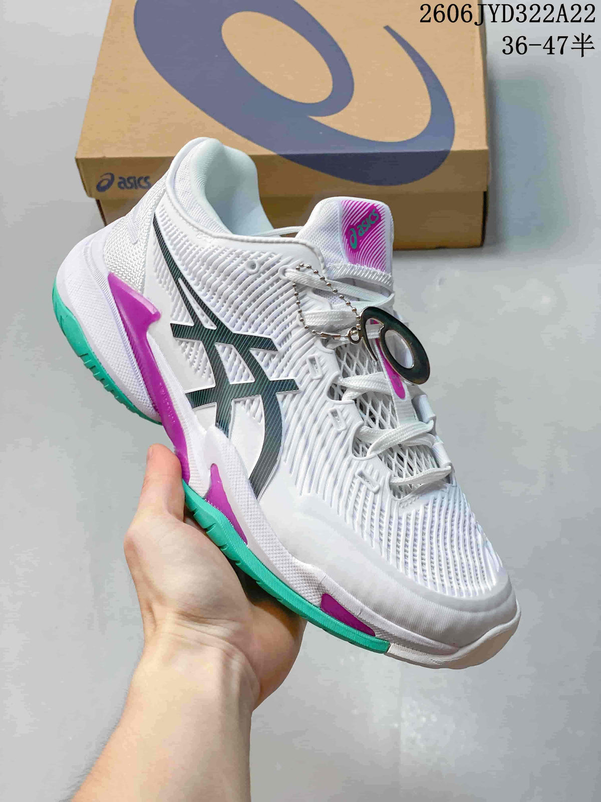 ASICS Resolution Speed FF 4 Tennis Shoes White