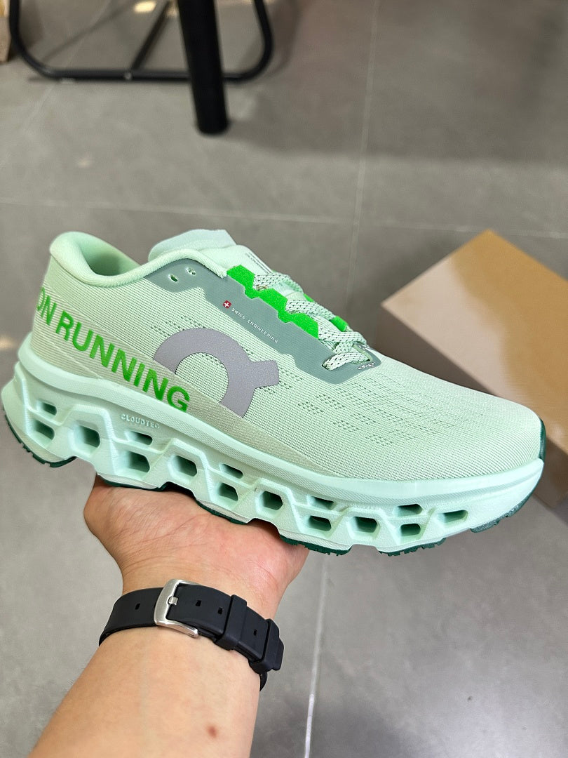 On Cloudmonster 2 Mint Green Running Shoes