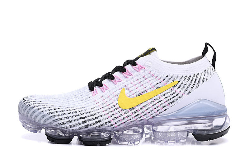 Nike Air VaporMax Flyknit 3 White Yellow Sneakers AJ6900-103