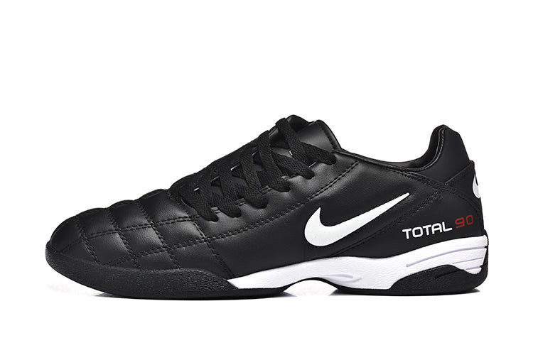 Nike Total 90 Black and White Indoor Soccer Shoes