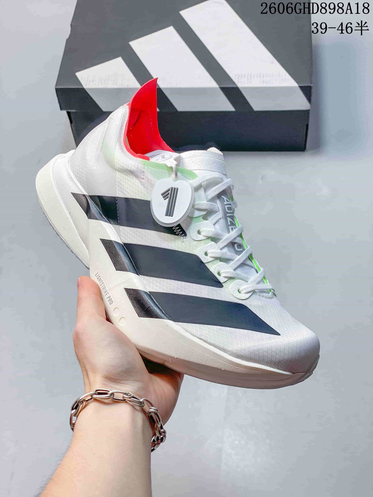 Adidas Adizero Adios Pro 4 Running Shoes, White