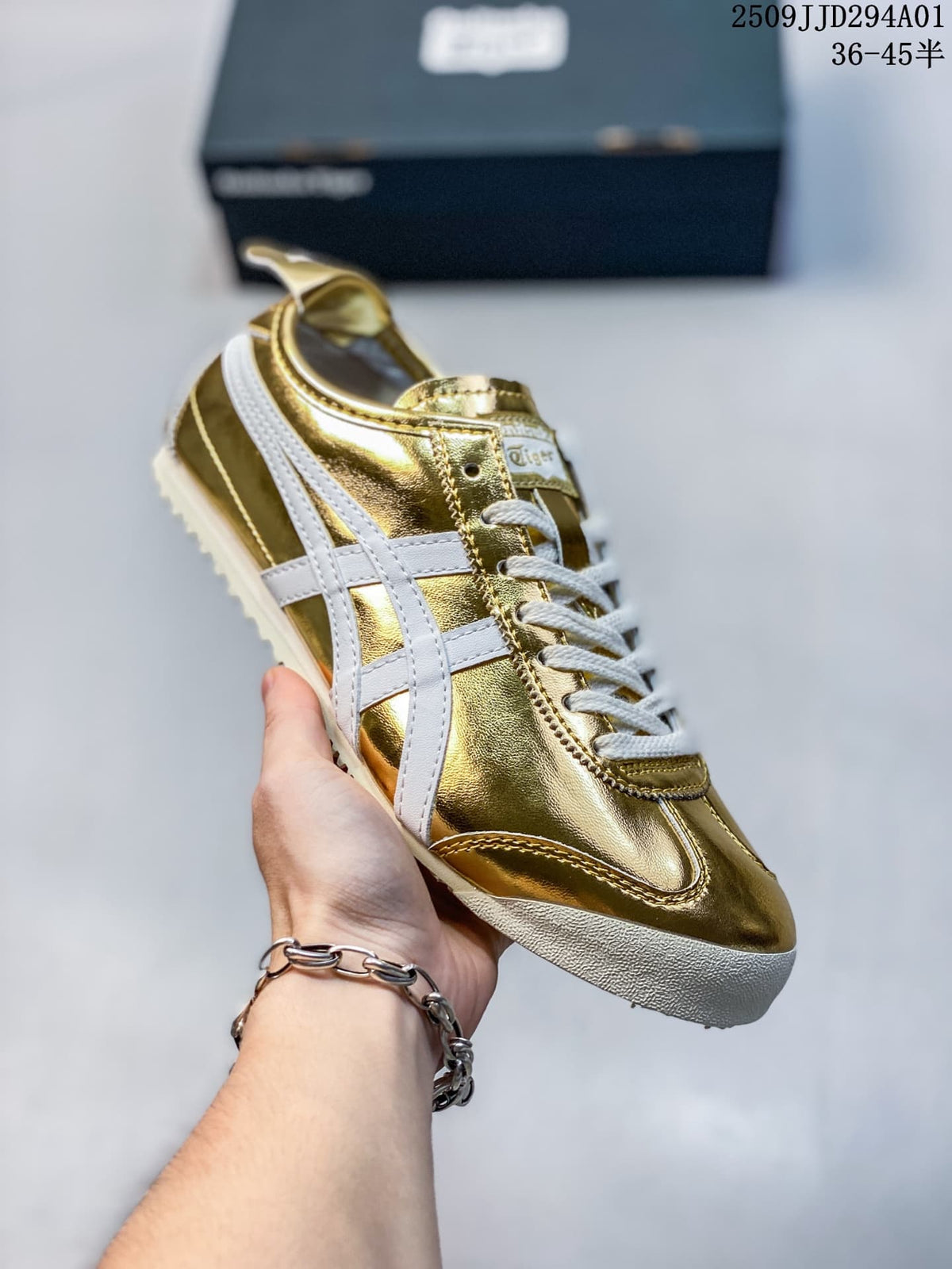 Onitsuka Tiger Mexico 66 Gold Sneakers