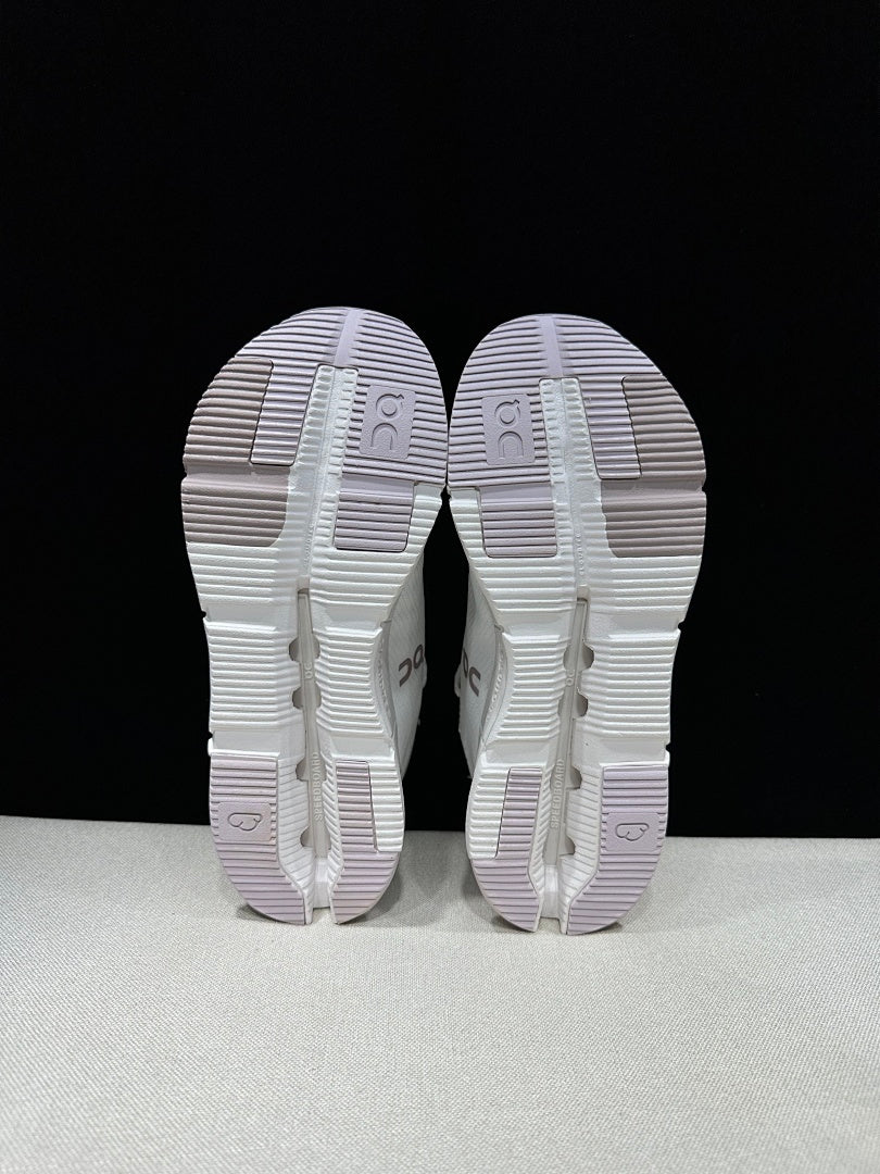 On Cloudnova 2 Sneakers, White and Orchid