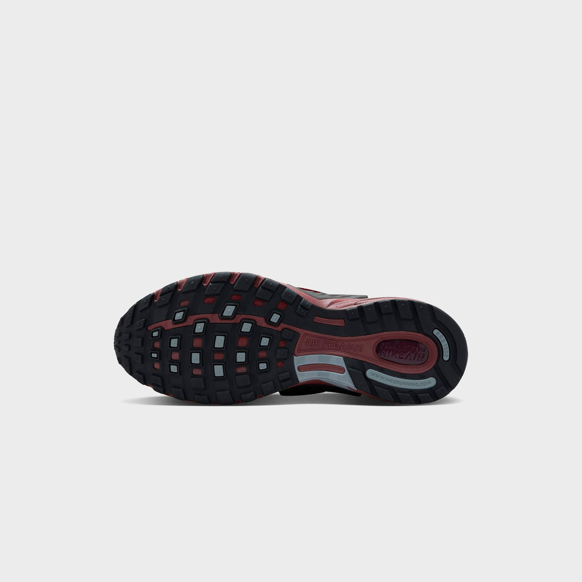 Nike Air Pegasus Wave - Cool Grey / Metallic Cool Grey / Black /Dark Team Red