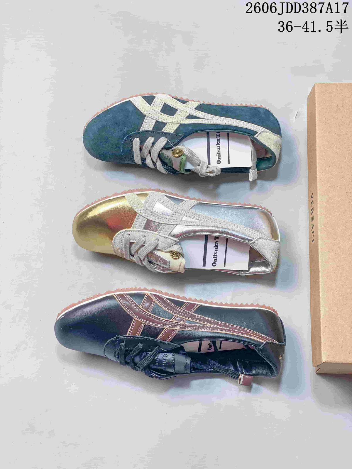 Versace × Onitsuka Tiger Tai-Chi Sakura Low-Top Sneakers