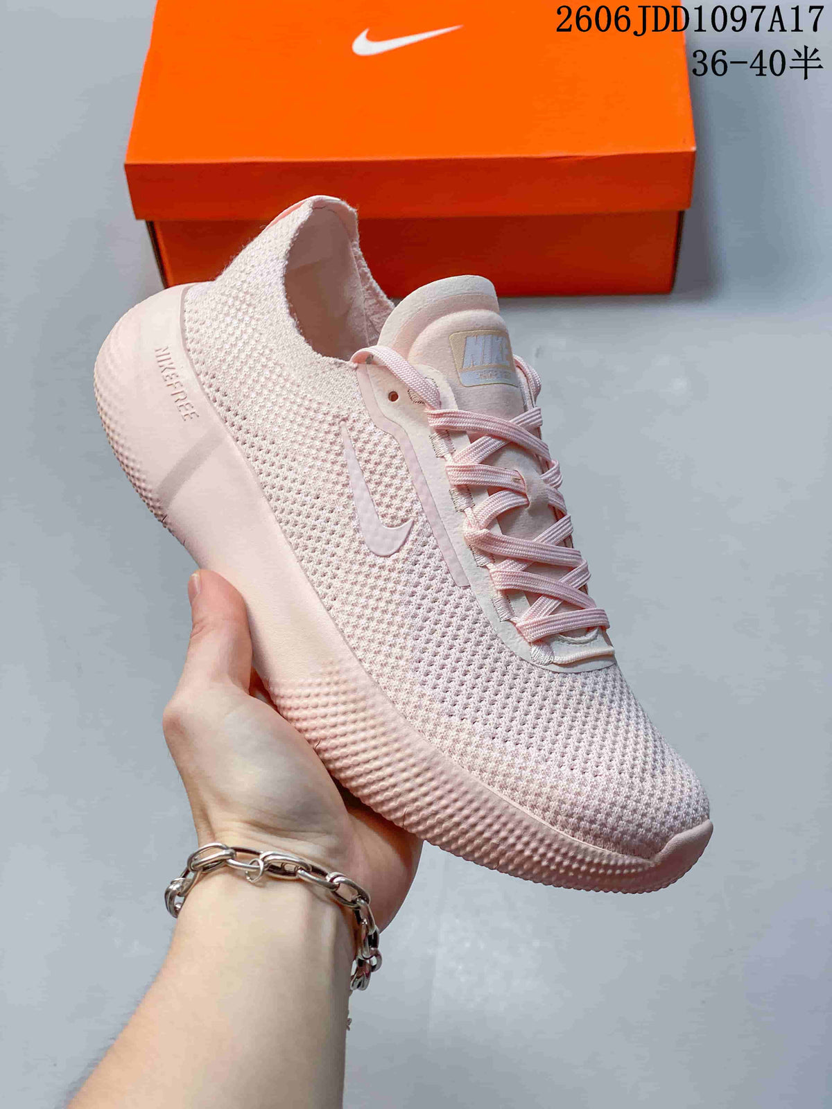 Nike Free 2025 Pink Knit Low-Top Running Shoes