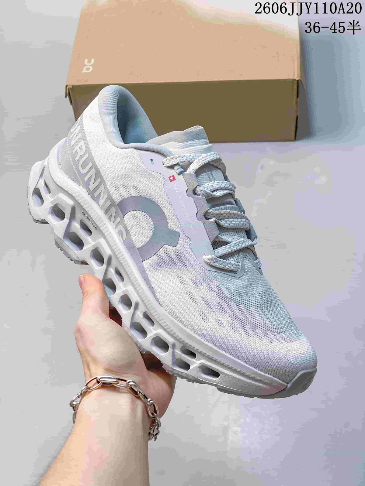 On Cloudmonster 3 White Low-Top Running Shoes