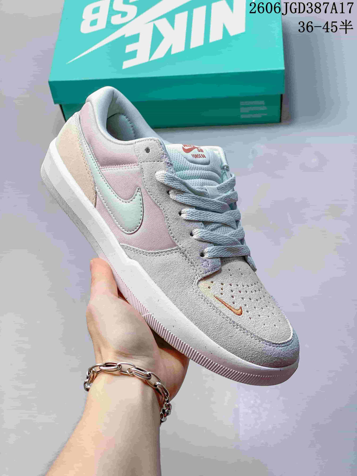 Nike SB Force 58 Sneakers in White and Pastel Colors