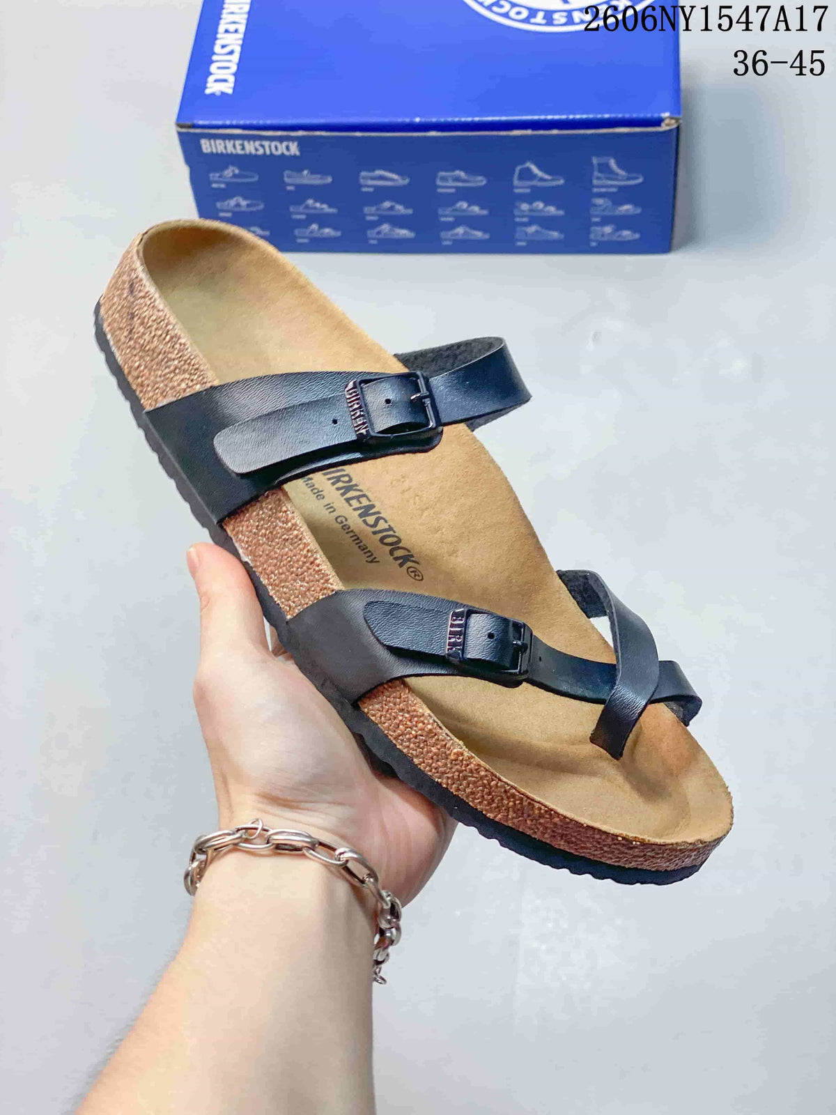 Birkenstock Arizona Black Two-Strap Sandals