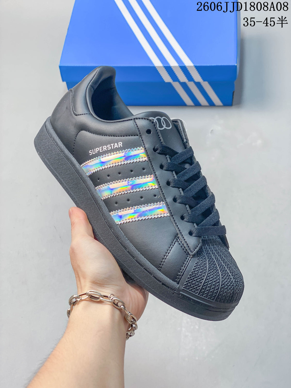 Adidas Originals Superstar Low-Top Sneakers – Charcoal KJ1228