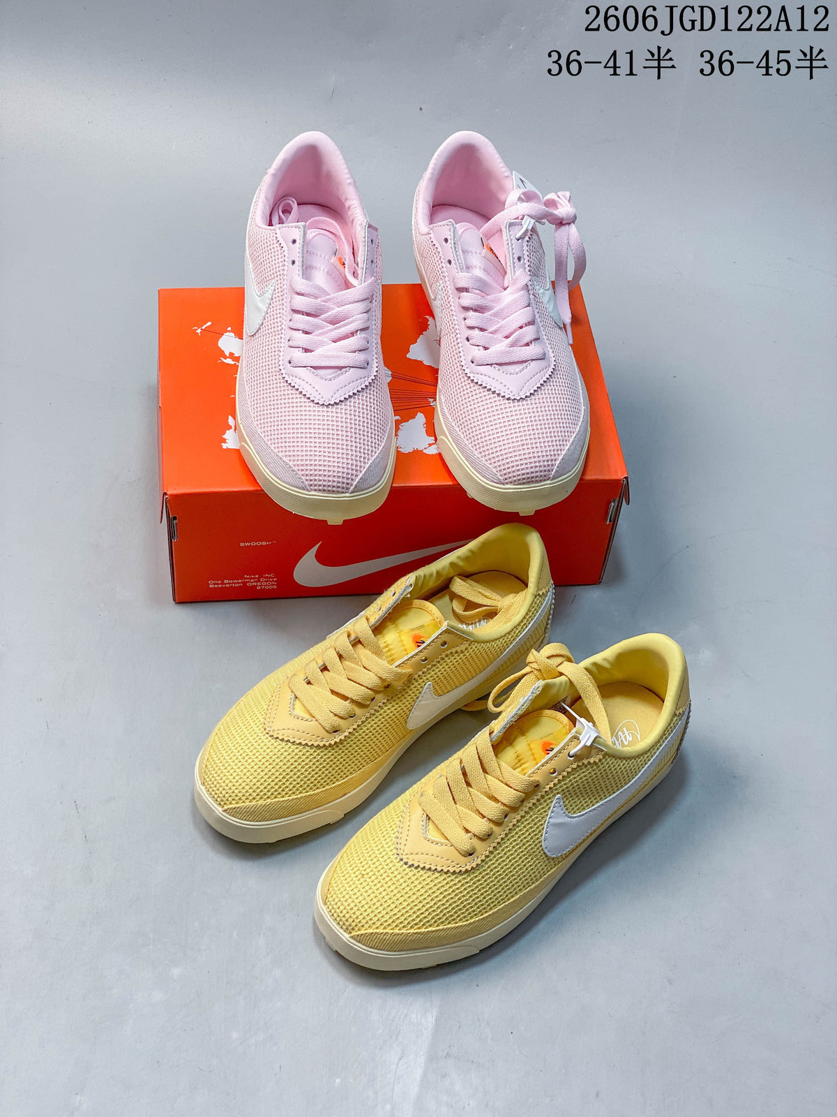 Nike Astro Grabber Women's Casual Sneakers in Pink and Yellow