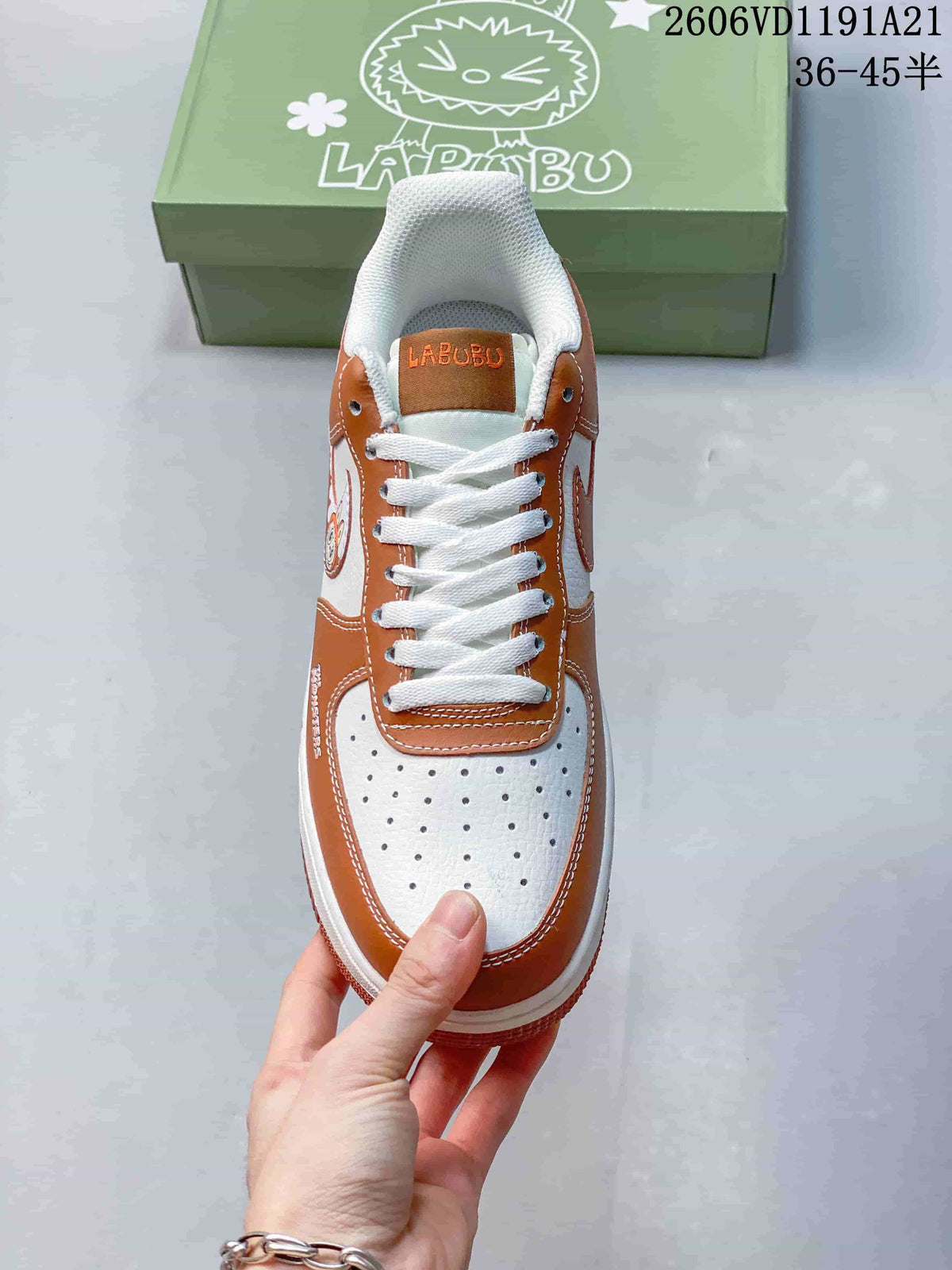Nike Air Force 1 Low '07 LABUBU Sneakers Brown White