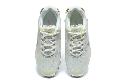 Nike Air Max Scorpion Sneakers White and Pale Yellow