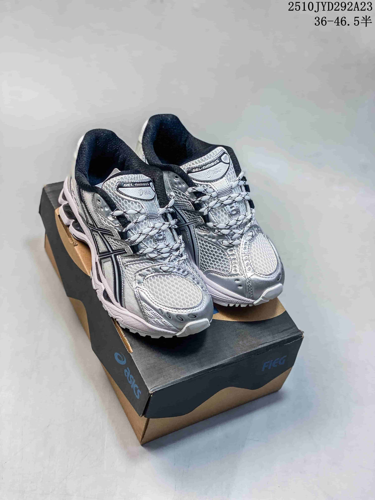 ASICS GEL-Nimbus 10.1 Silver Running Sneakers