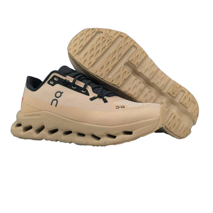 On Running Shoes in Beige and Black