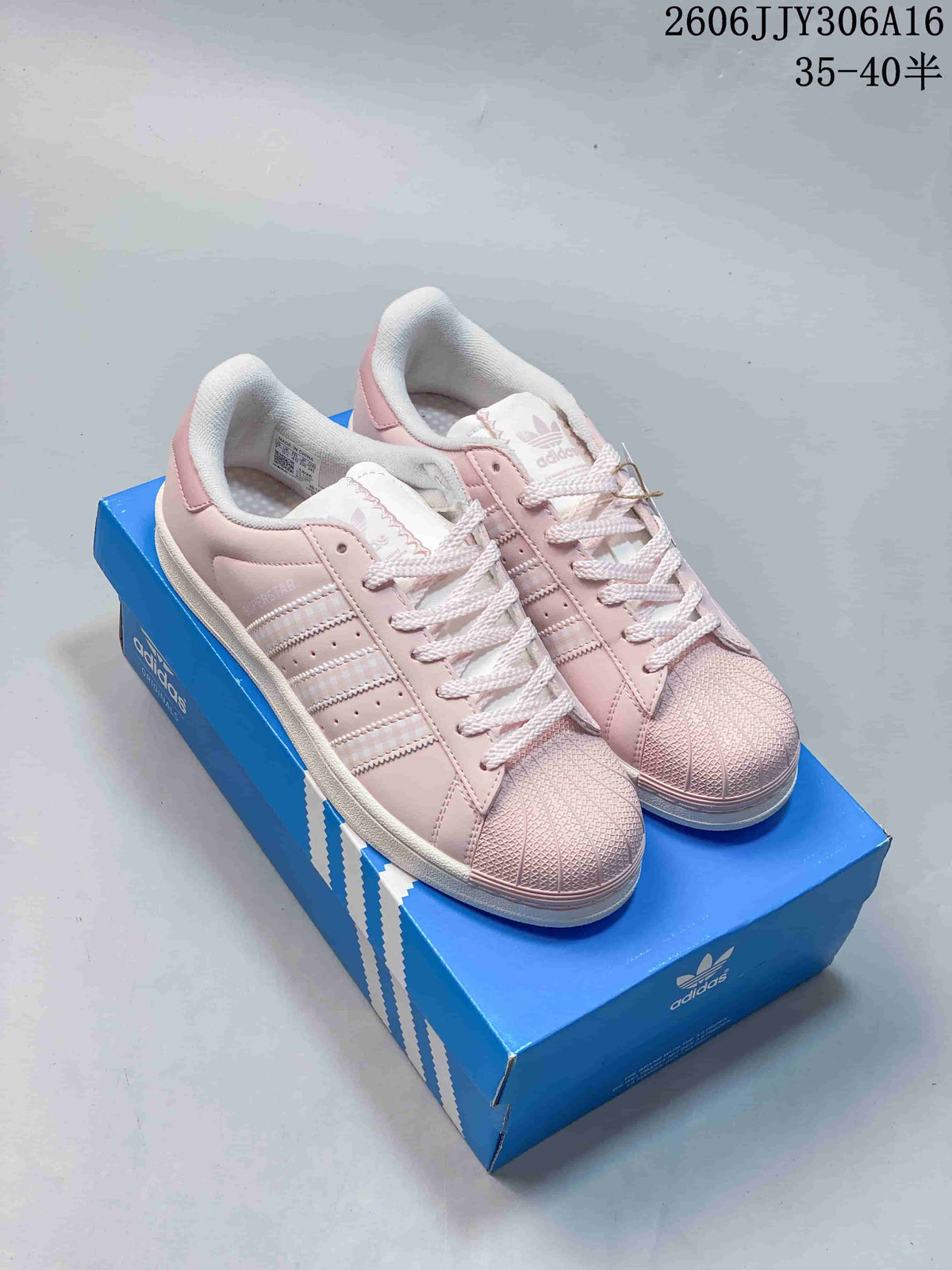 Adidas Superstar II Pink Low-Top Sneakers