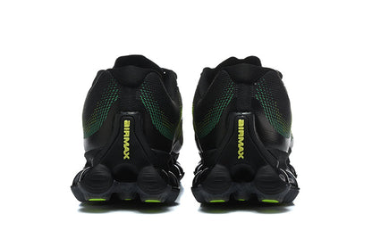 Nike Air Max Black and Volt Green Sneakers