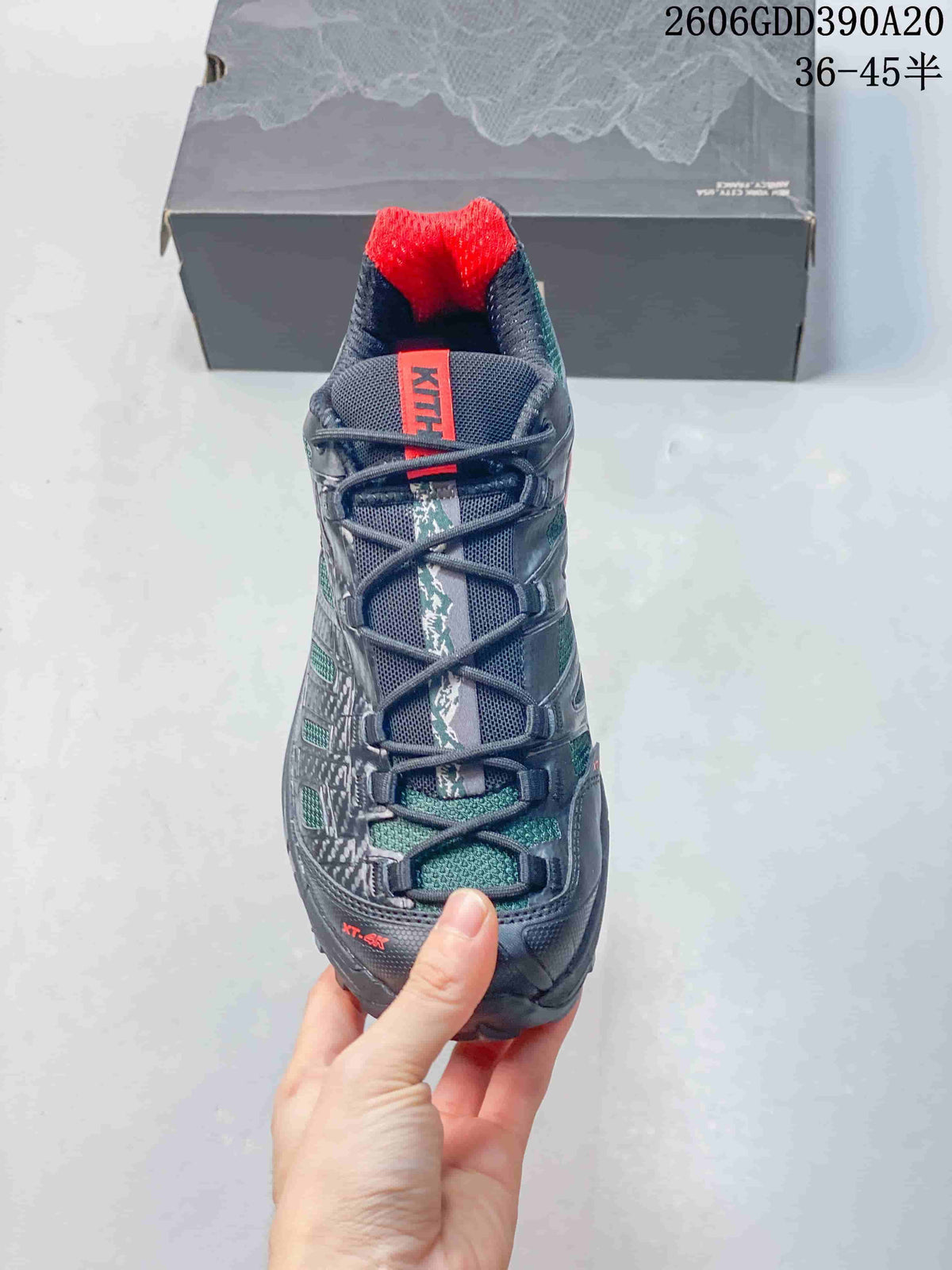 Salomon XT-4K Kith Trail Running Shoes, Navy and Red