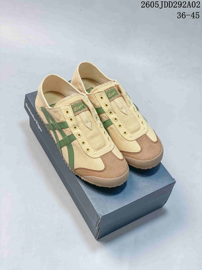 Onitsuka Tiger Mexico 66 Slip-On Sneakers Beige Green