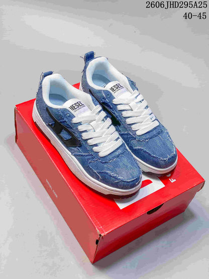 Diesel S-UKIYO V2 Low-Top Sneakers in Denim