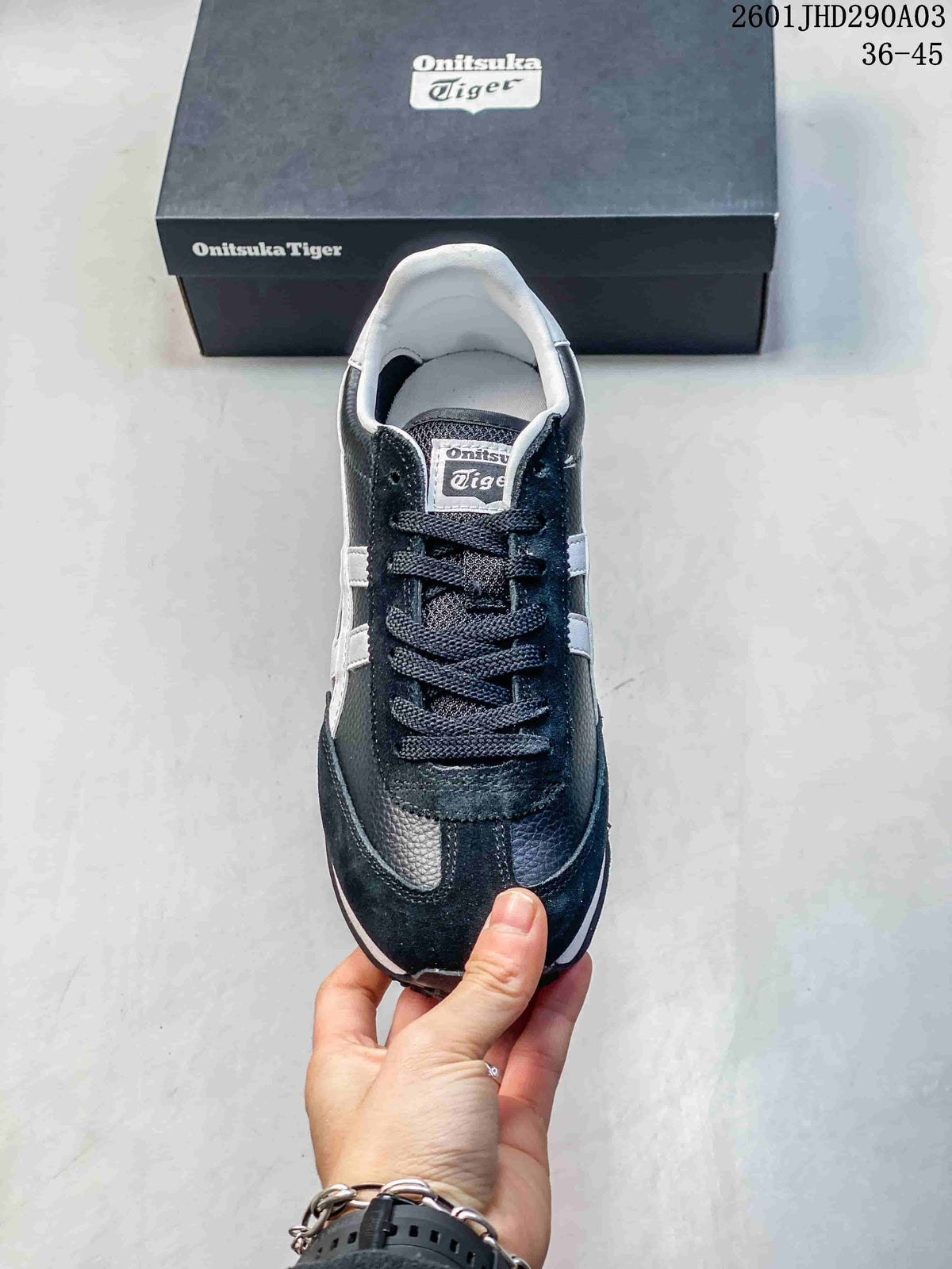 Onitsuka Tiger EDR 78 Retro Sneakers in Navy and Silver