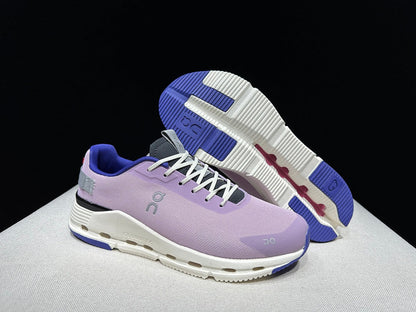 On Cloudnova Form 2 Sneakers in Lilac and White