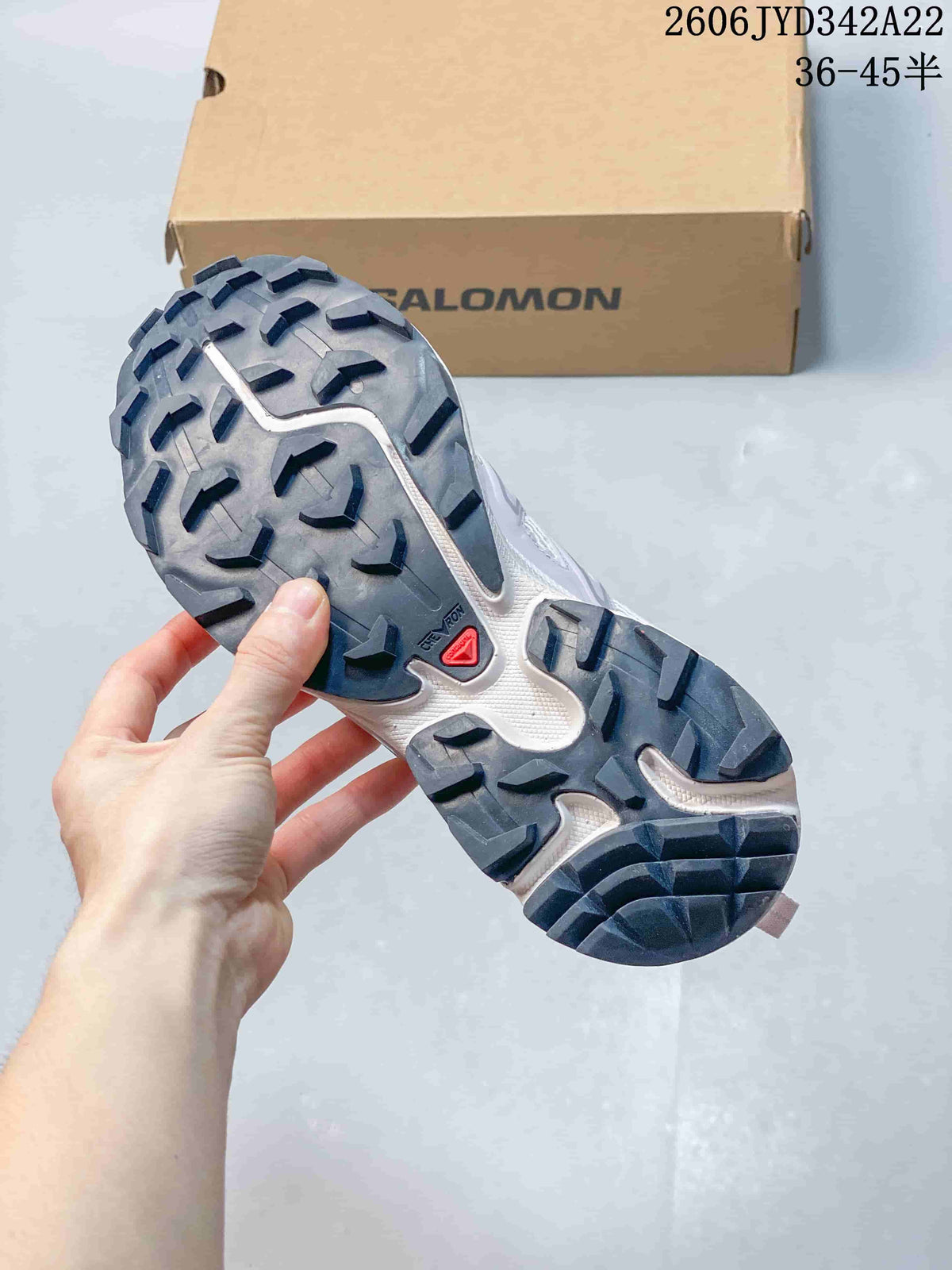 Salomon XT-6 Expanse Seasonal Sneakers, White and Lavender