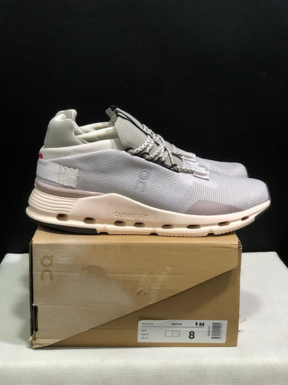 On Cloudnova 1 Sneakers in Sesame Gray