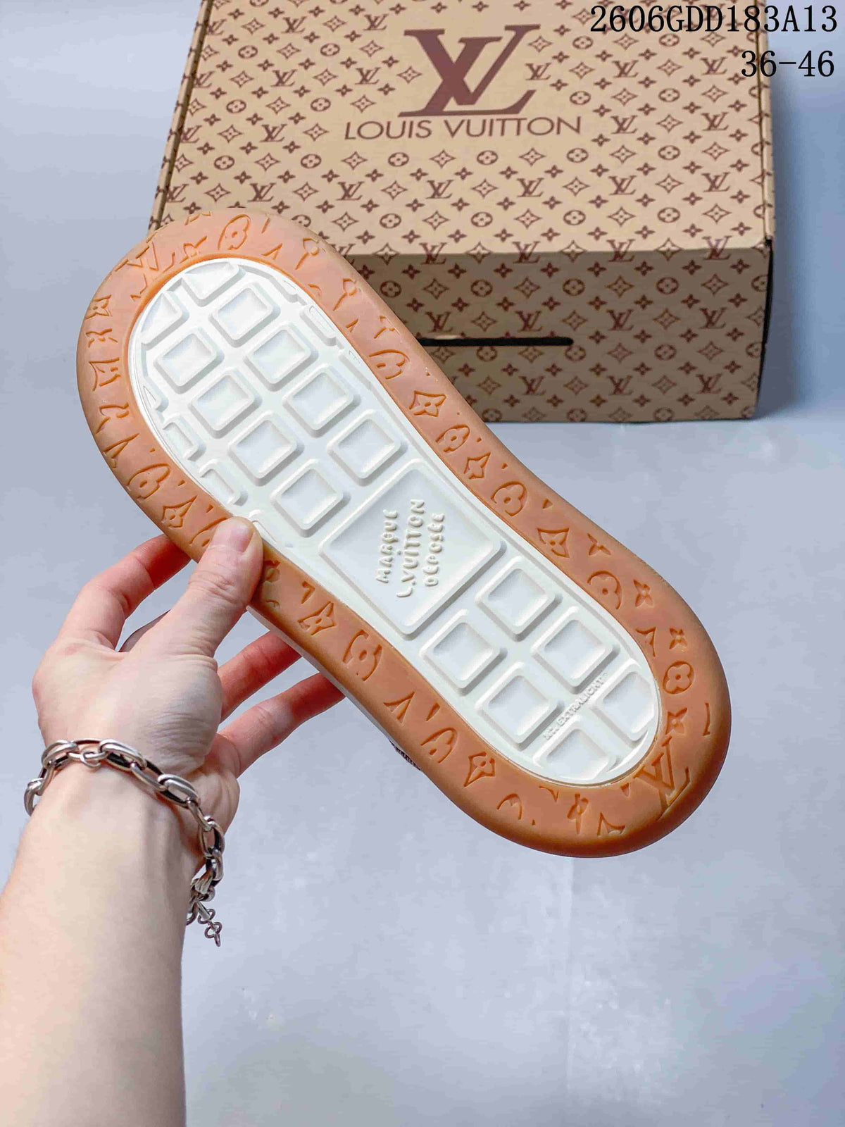 Louis Vuitton Tilted Low Sneakers in Purple Check
