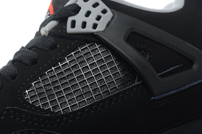 Close-up of the side mesh panel and grey molded lace-support component.