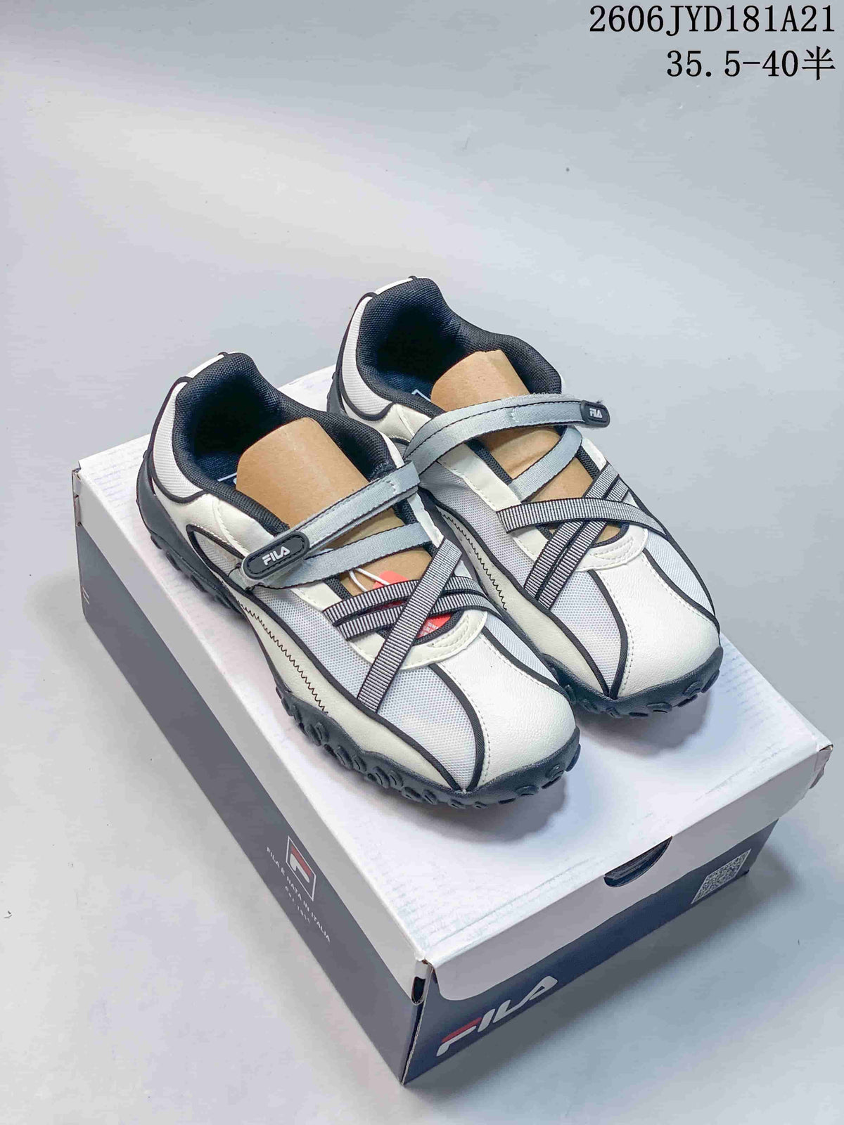 FILA Pebble Sandal Shoes White Gray 612510ASYWT