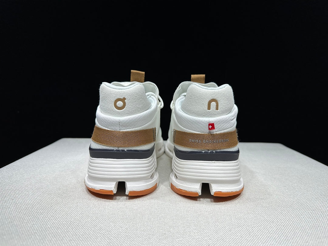 On Cloudnova 2 Sneakers, Ivory and Brown