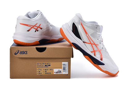 ASICS Sky Elite FF MT 3 Volleyball Shoes White Orange