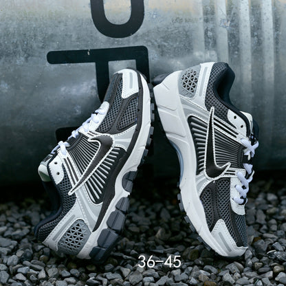 Nike Air Zoom Vomero 5 Sneakers, Black and White