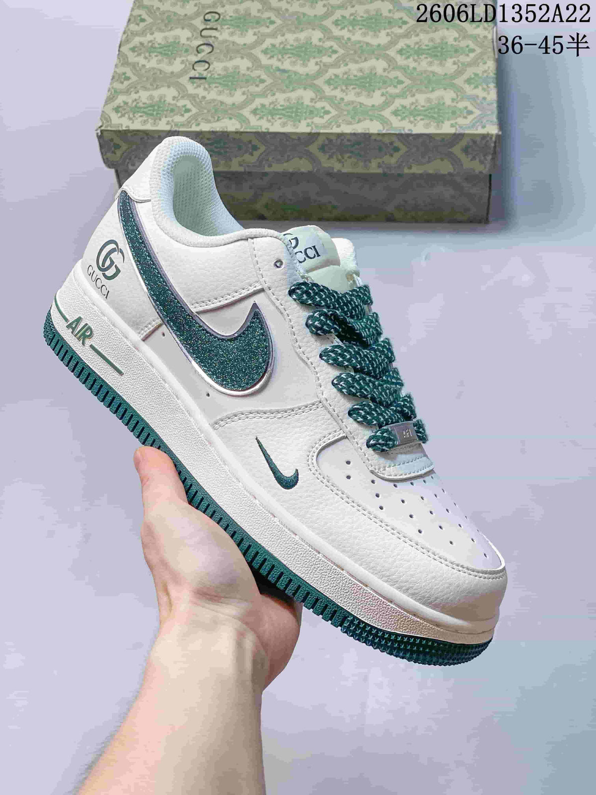 Nike Air Force 1 Low Daisy Swoosh Sneakers