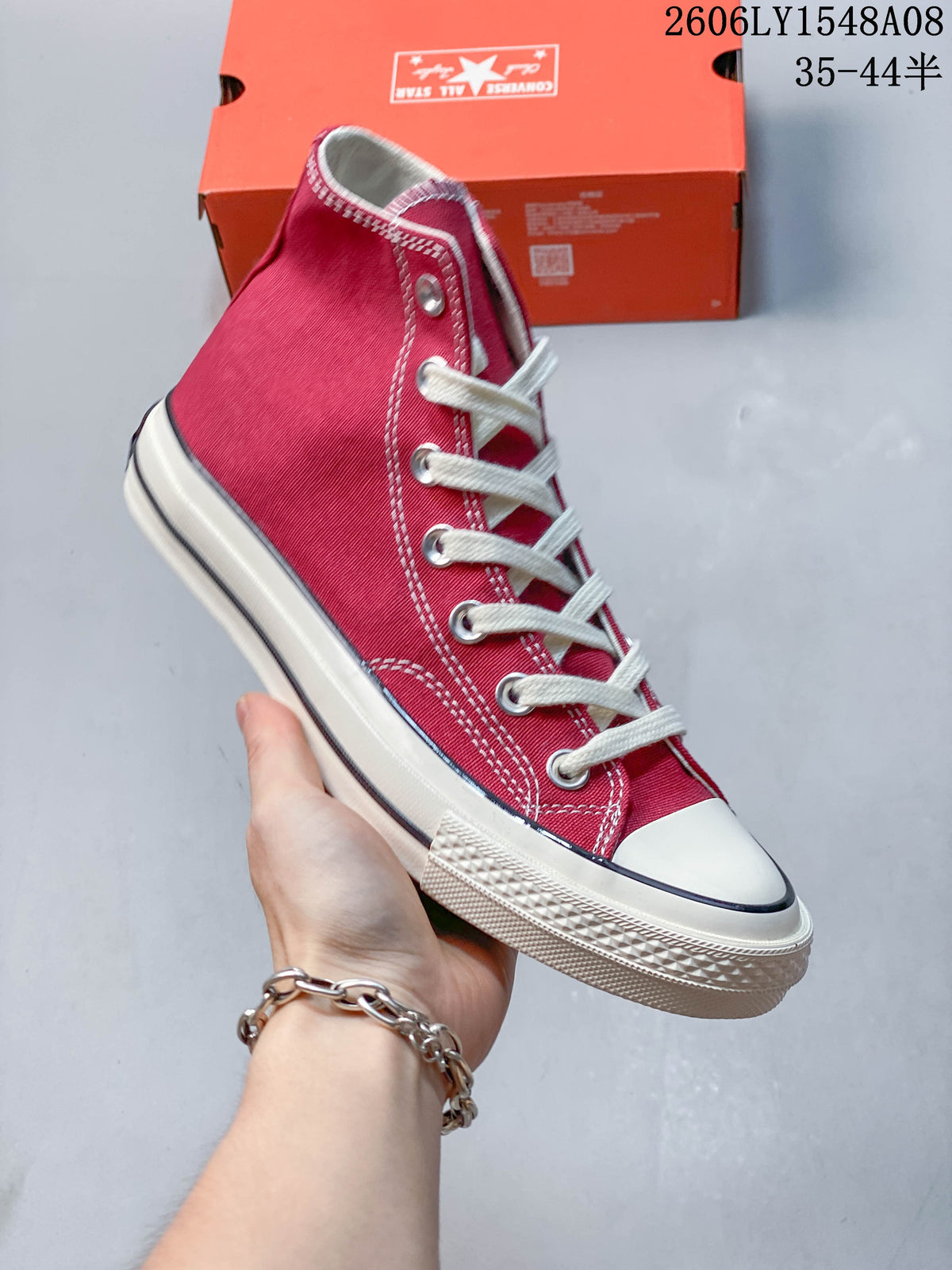 Converse Chuck 70 High Top Sneakers in Red