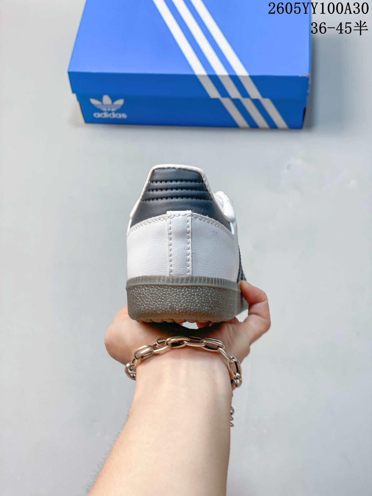 Adidas Originals Samba OG White and Black Sneakers