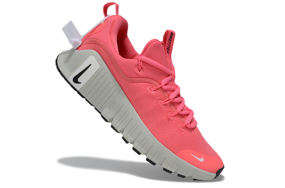 Nike Free Metcon 5 Sneakers in Coral Pink and Gray