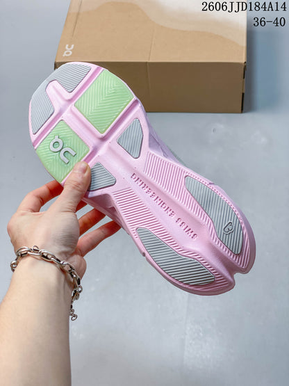 On Cloudpulse Next Women's Running Sneakers, Gray Pink