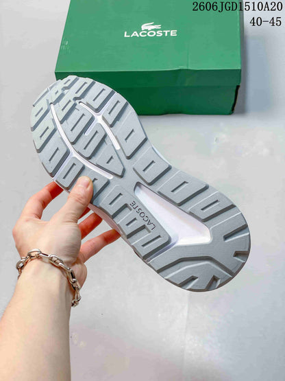 Lacoste 611140ASEQQ White and Grey Low-Top Sneakers