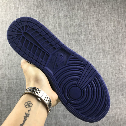 Close-up of the purple outsole showing its circular and segmented traction pattern.