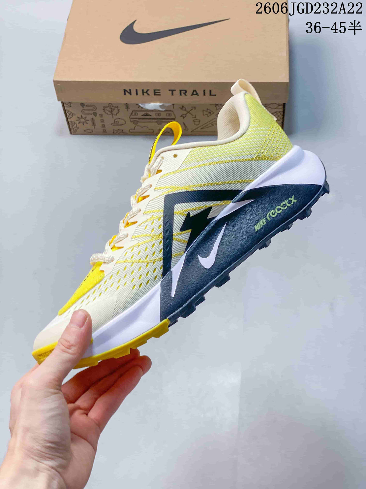 Nike ReactX Wildhorse 10 Trail Running Shoes Yellow