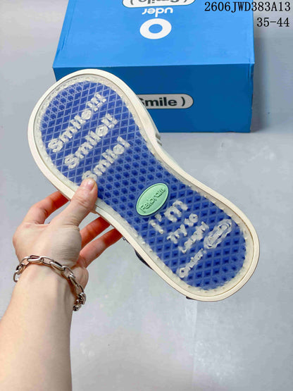 Ocai 002 Smile Blue Denim Low-Top Sneakers