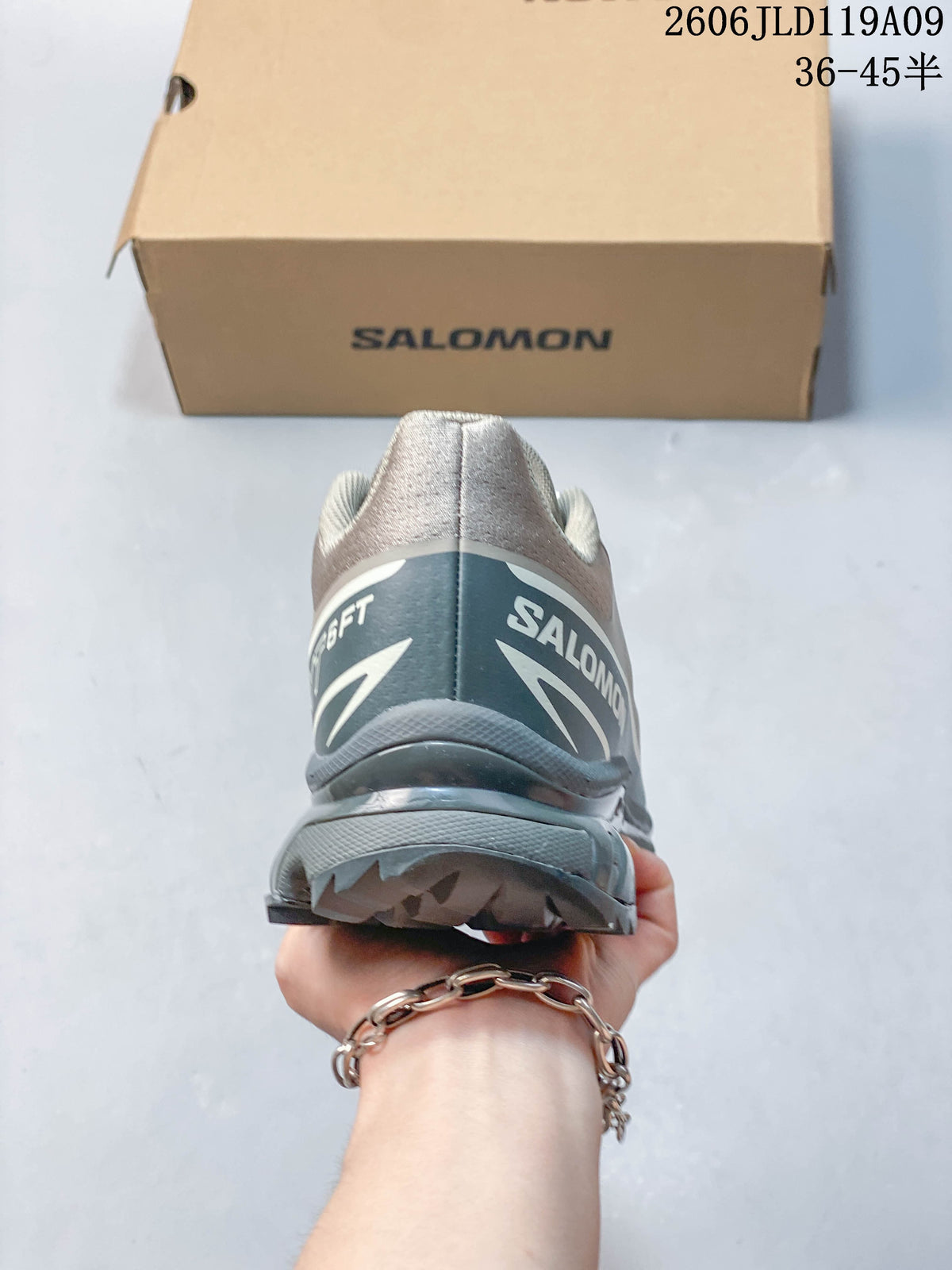 Salomon XT-6 FT Trail Running Shoes, Grey