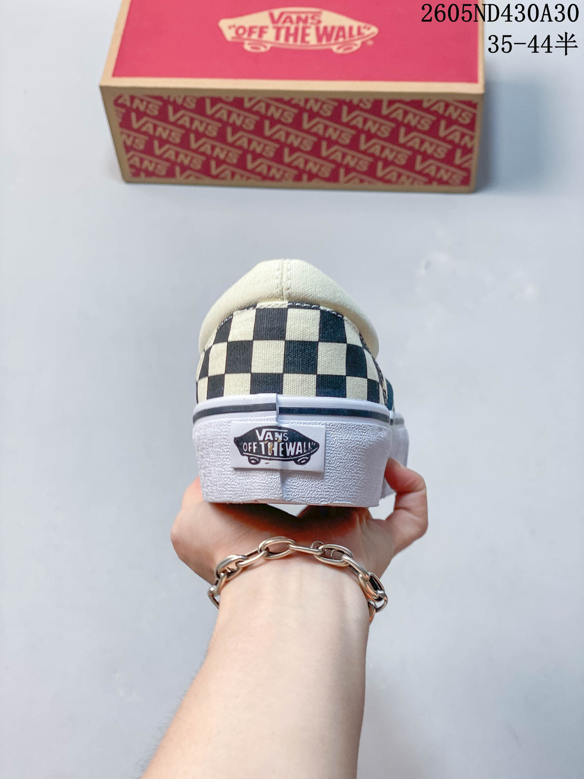 Vans Checkerboard Slip-On Platform Sneakers Black White