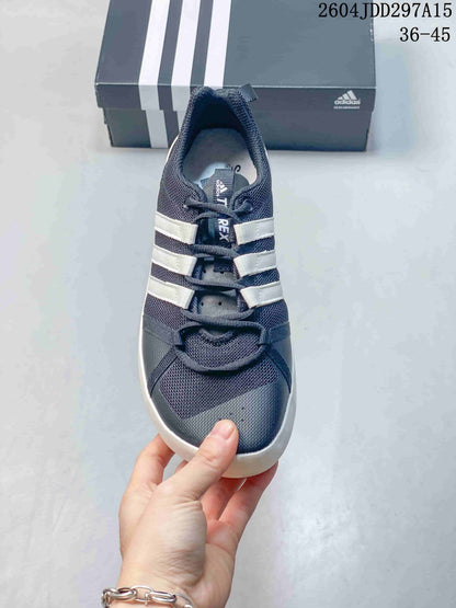 adidas Terrex CC Boat Water Shoes, Dark Gray and White
